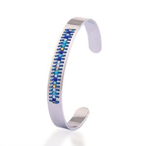 Bracelet jonc argent – femme