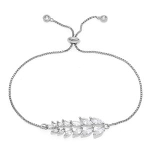 Bracelet mariage feuille