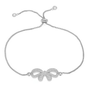 Bracelet mariage noeud swarovski