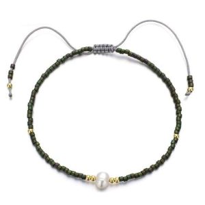 Bracelet perle noir