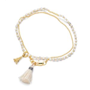 Bracelet perles tour Eiffel