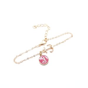 Bracelet personnalisé ancre femme