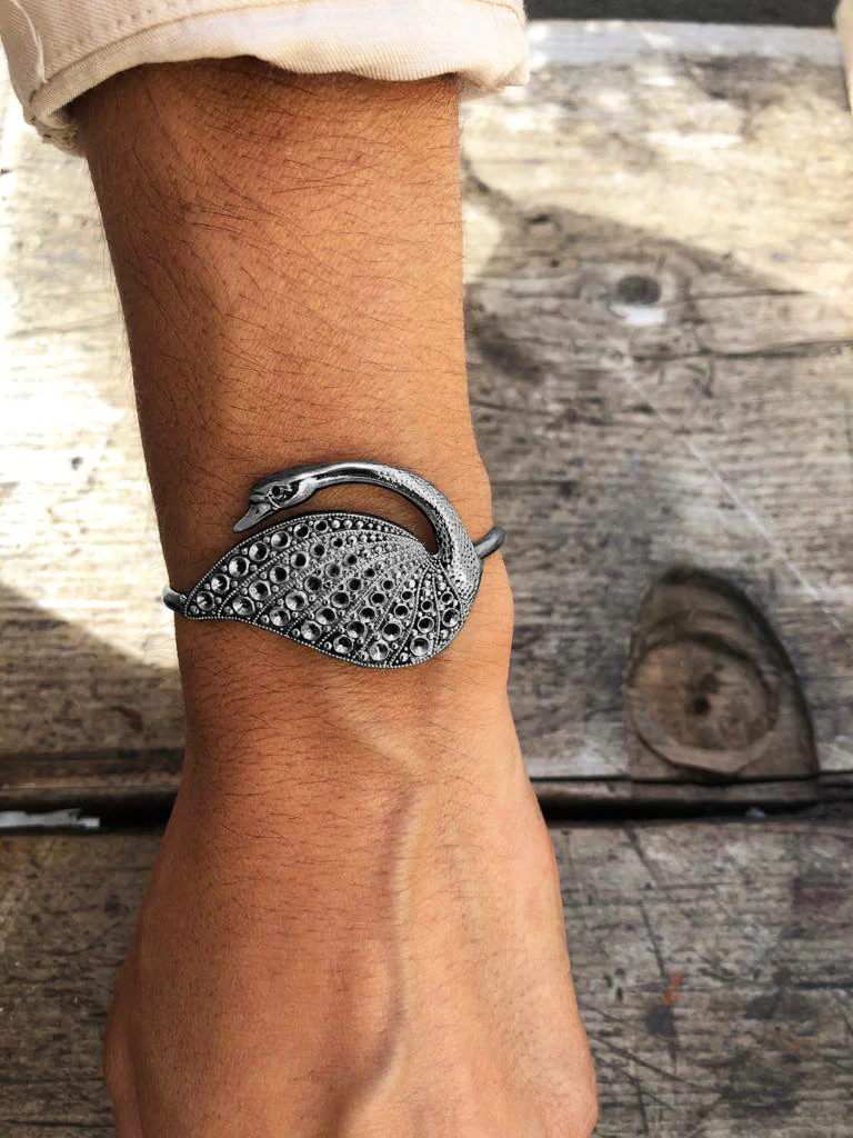 Bracelet Swan Argenté – Image 5