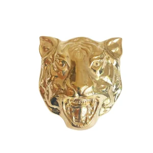 Broche Tigre Dorée