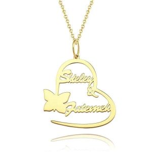 Collier Coeur avec Prénom or
