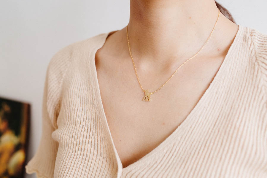 Collier Bambi or – Image 2