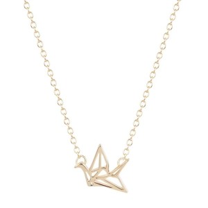 Collier origami femme