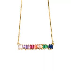 Collier arc en ciel – barre