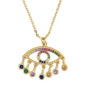 Collier arc en ciel – pendentif porte-bonheur