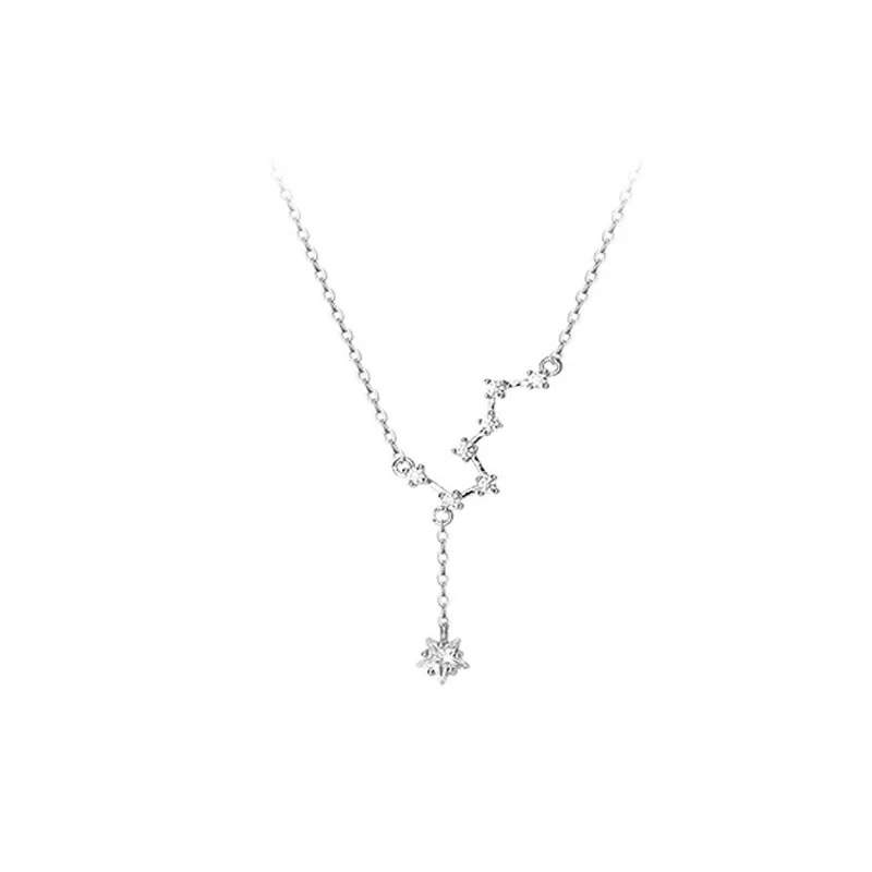 Collier argent femme- pendentif constellation