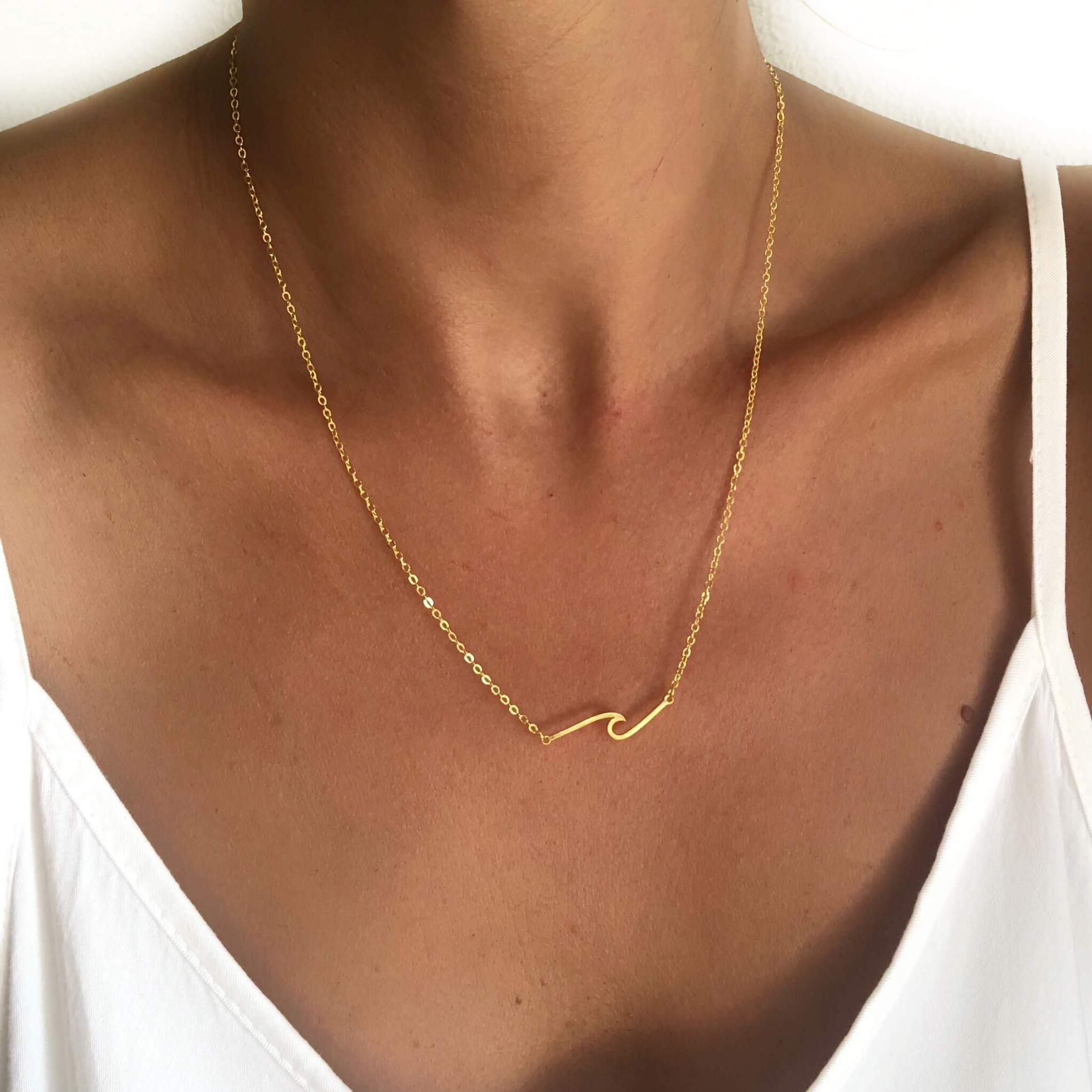 Collier chaine en plaqué or