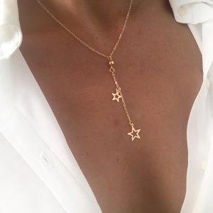 Collier court étoile