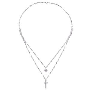 Collier femme croix