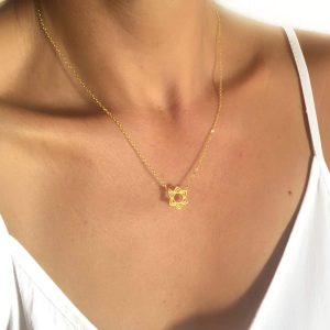 Collier fine chaine en plaqué or