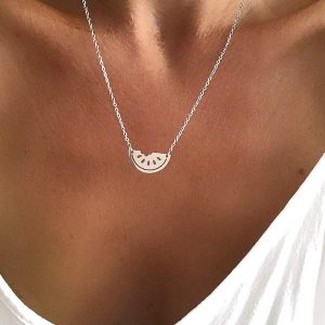 Collier pastèque acier