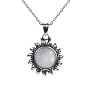 Collier pierre de lune véritable