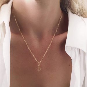 Collier tendance 2024 – ancre