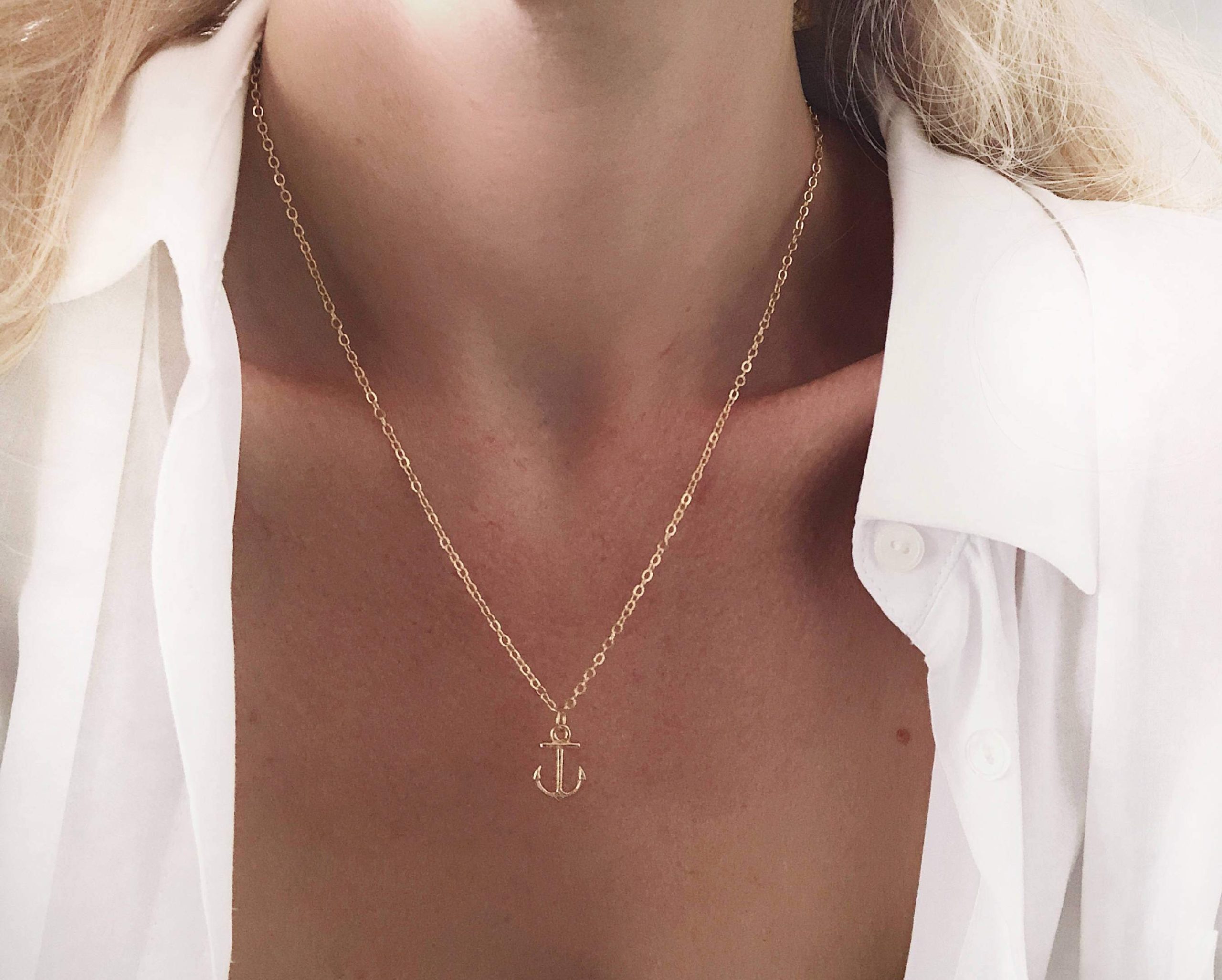 Collier tendance 2024 – ancre