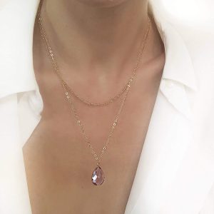 Collier tendance 2024- multirangs pierre