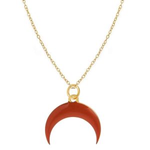 Collier tendance 2024- Croissant de lune