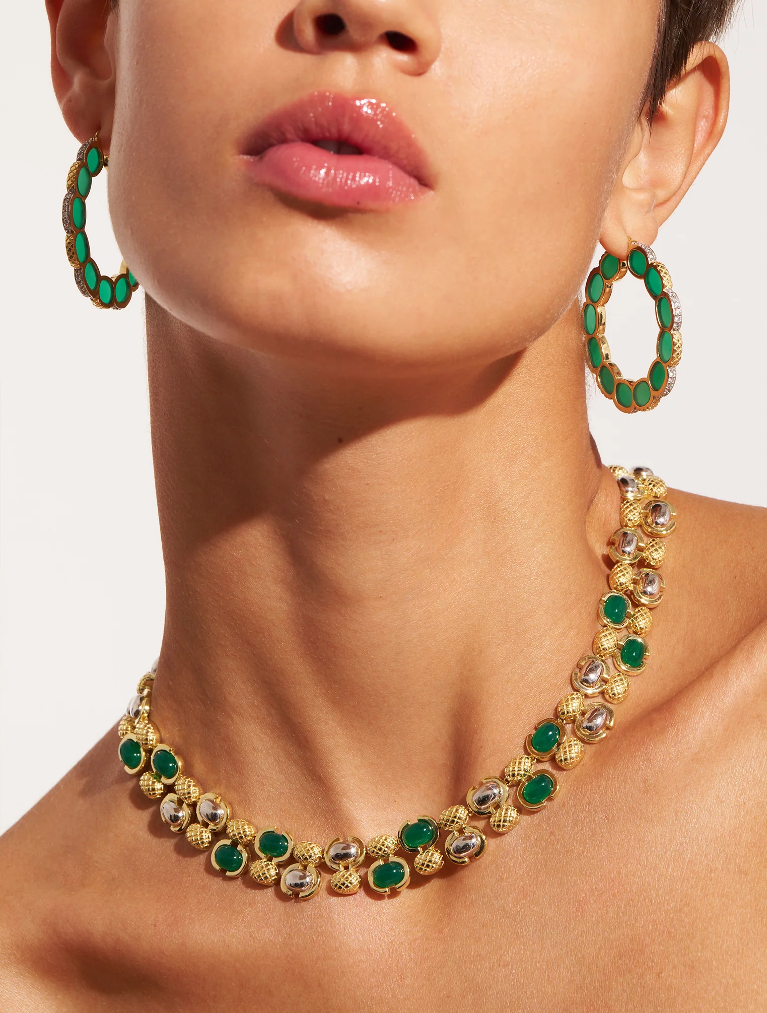 Boucles d'oreilles Amara - Onyx Vert – Image 3