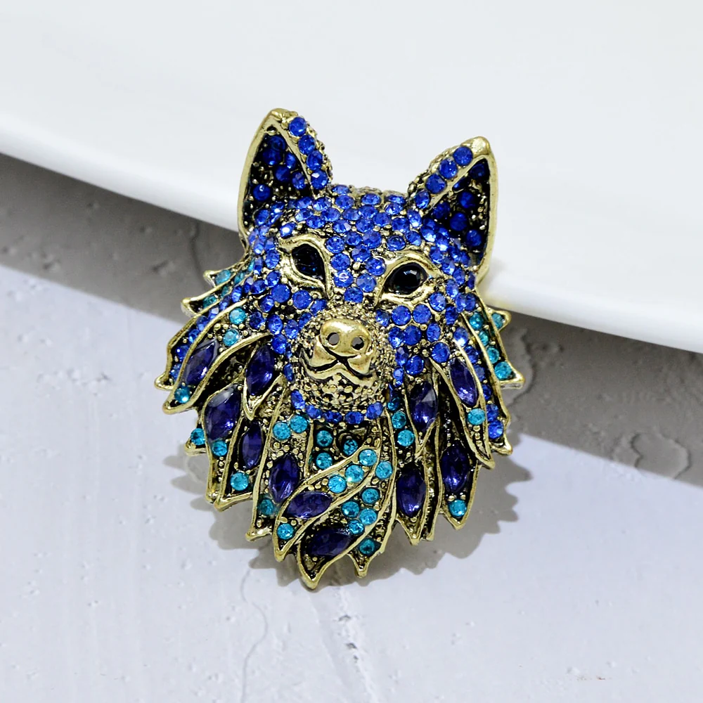 Broche Originale Tête de Loup – Image 2