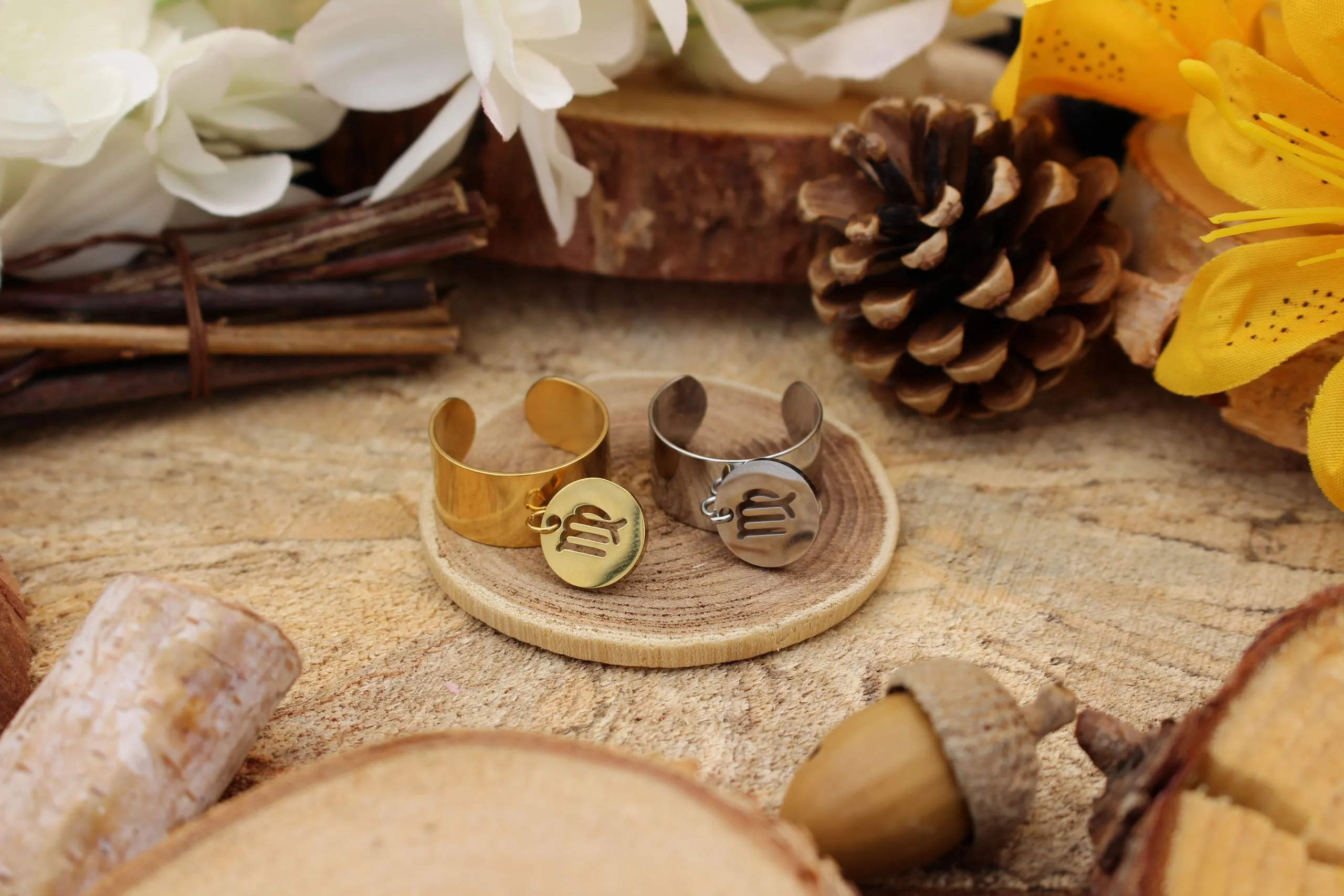 Bague Breloque Zodiaque – Image 2