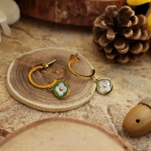 Boucles d’Oreilles Agathe Créoles