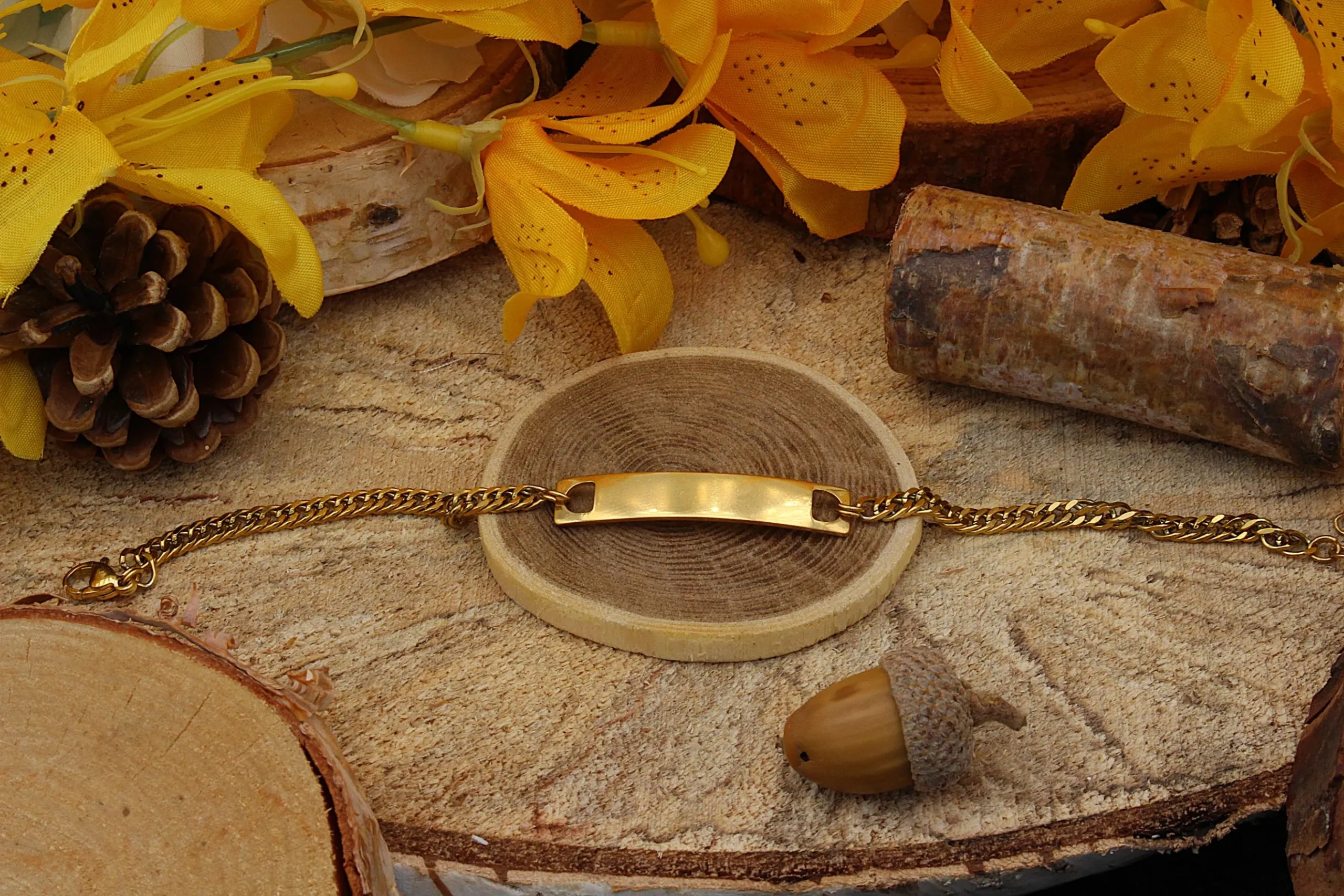 Gourmette Gravure (Taille Homme) – Image 3