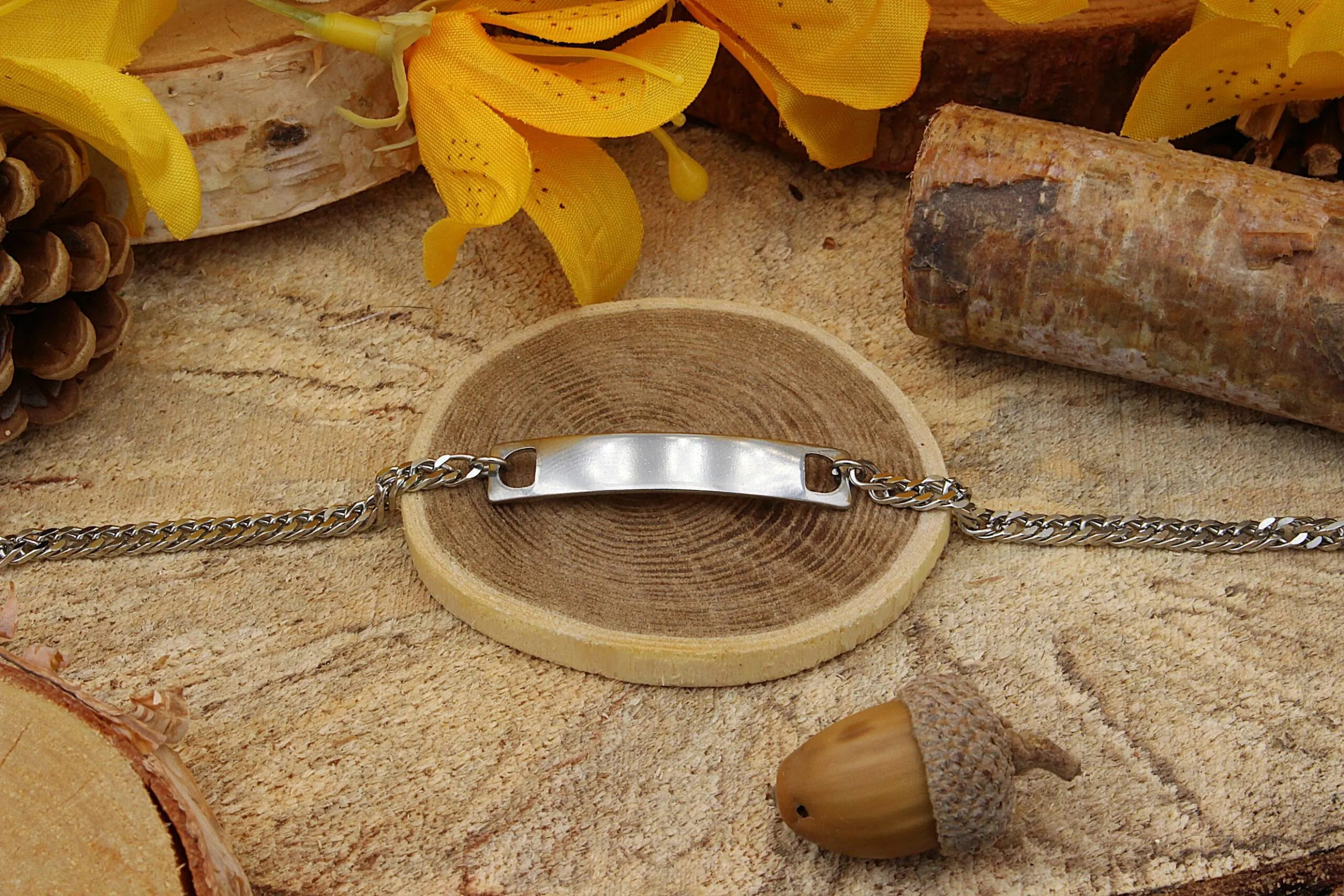 Gourmette Gravure (Taille Homme) – Image 2