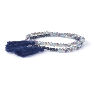 Bracelet swarovski bleu femme