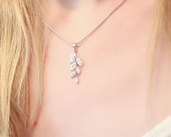 collier feuille – Image 2