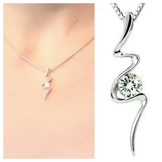 Collier femme zirconium