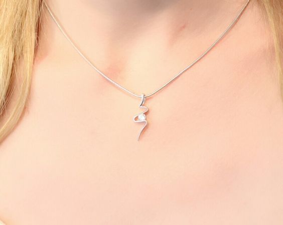 Collier femme zirconium – Image 2
