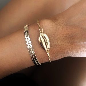 Lot de 2 bracelets femme