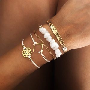 Lot de 5 bracelets tendance