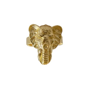 Bague Éléphant Dorée