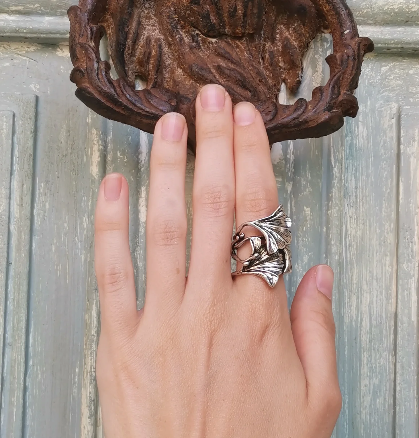 Bague Ginkgo Tao – Image 3