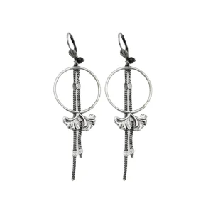 Boucles d'oreilles Mila Fleur Argentées