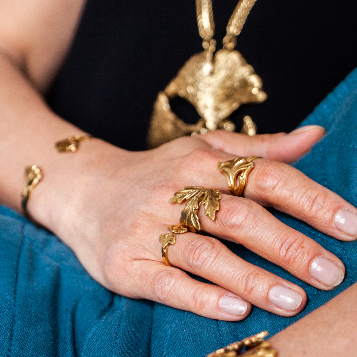 Bague Ella Dorée – Image 2