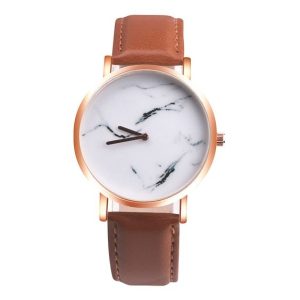 Montre femme effet marbré