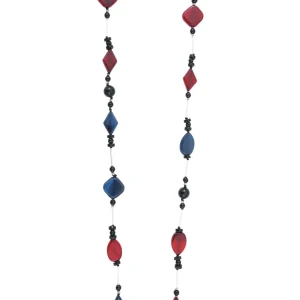 Sautoir Seventies Acétate et acier