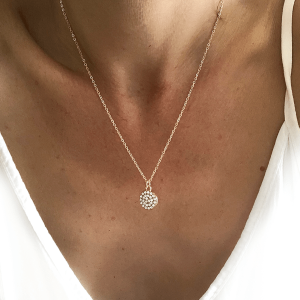 Pendentif strass femme