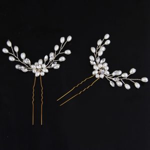 Pic à chignon de mariée perles