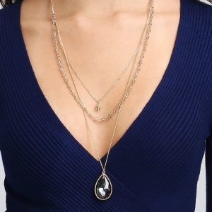 Sautoir fantaisie femme