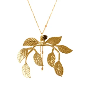 Collier Laurier Doré