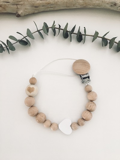 Attache tétine bois – Image 3