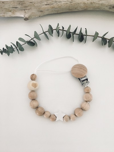 Attache tétine bois – Image 2