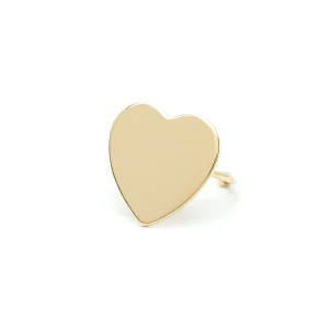 Bague Aphrodite Or Coeur Ajustable