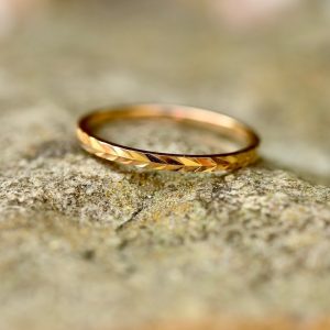 Bague or jaune – Echo